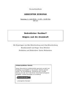 GESICHTER EUROPAS Bedrohlicher Nachbar