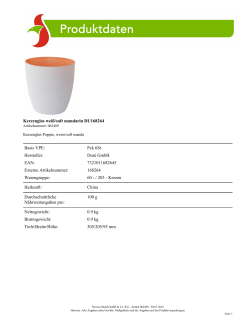 Kerzenglas weiß/soft mandarin DU168264 Basis VPE: Pck 6St
