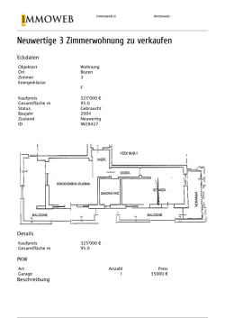 Neuwertige 3 Zimmerwohnung zu verkaufen