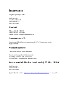 Impressum - ImmobilienScout24