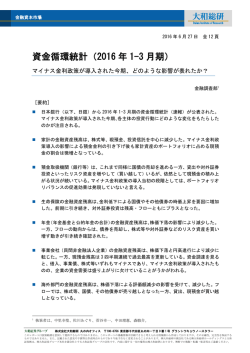 マイナス金利政策が導入された今期、どのような影響が表れ