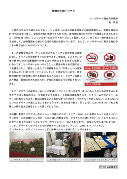 果物の王様ドリアン