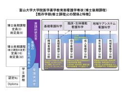 富山大学大学院医学薬学教育部看護学専攻（博士