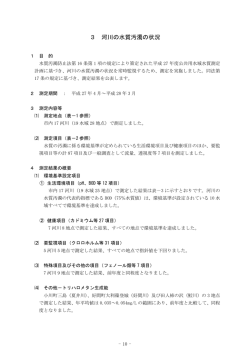 河川の水質汚濁の状況（詳細版）(PDF文書)