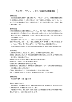 カジダンイクメン募集要項(PDF形式 92キロバイト)