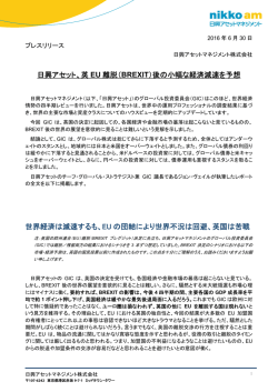 英 EU 離脱（BREXIT）