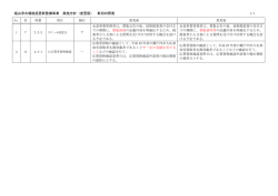 福山浄水場施設更新整備事業 実施方針（変更版） 新旧対照
