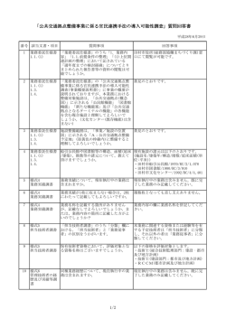 質問回答書