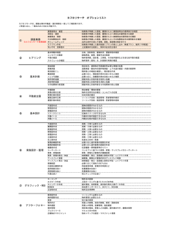 カフカリサーチ オプションリスト アフターフォロー 基本計画 ヒアリング 調査