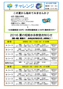 チャレンジ - 千葉県国際総合水泳場
