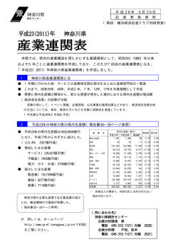 記 者 発 表 資 料 平 成 2 8 年 6 月 3 0 日 （県政・横浜経済記者クラブ