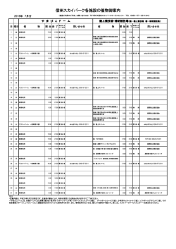 ｽｶｲﾊﾟｰｸ各施設催物案内【7月分】