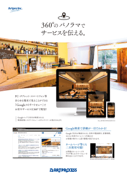 360°のパノラマ サービスを伝える。