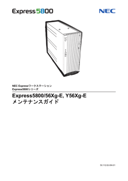 Express5800/56Xg-E, Y56Xg-E メンテナンスガイド