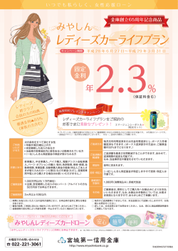 レディーズカーライフプラン