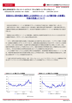 円ヘッジあり/なし - 損保ジャパン日本興亜アセットマネジメント