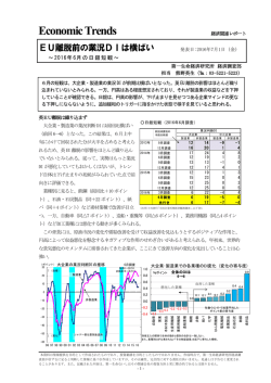 Economic Indicators 定例経済指標レポート