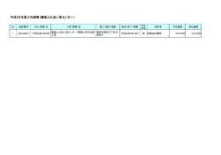 入札（見積）結果一覧 （PDF：105KB）