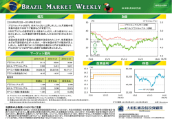 ブラジルマーケットウィークリー 2016年6月29日