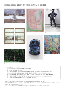 埼玉県立近代美術館 企画展「NEW VISION SAITAMA 5」広報用画像