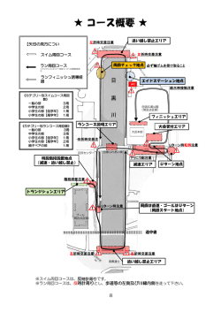 2016 めぐろさんまアクアスロン大会 コース図.