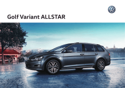 Golf Variant ALLSTAR