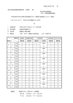 平成28年8月分県立学校開放抽選会（PDF：33KB）