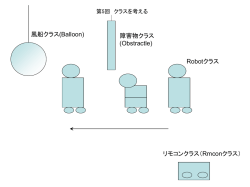 ロボットクラスとリモコンクラス