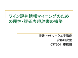 評価表現辞書
