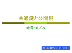 （公開鍵と秘密鍵）[パワーポイント文書]