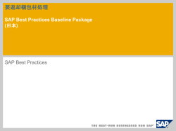シナリオ概要 - SAP Help Portal