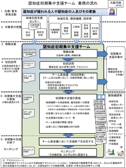 【第5版】認知症初期集中支援チーム業務の流れ