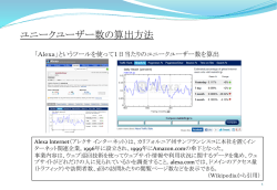 ユニークユーザー数の算出方法
