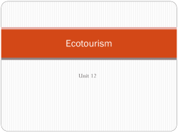 Ecotourism
