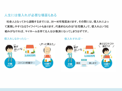 ライフプランの中での借入れ2（人生には借入れが必要な場面もある）