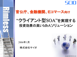 金融機関、Eコマース向け