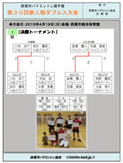 第30回混合ダブルス..