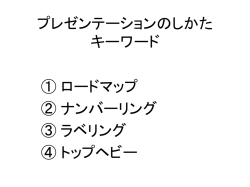 プレゼンテーションの仕方（pptファイル）