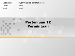 Judul - binus