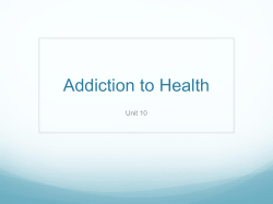 Addiction to Health
