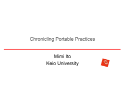 View slides - Research Methods in Informal and Mobile Learning