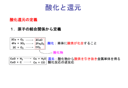 化学反応の速さと平衡