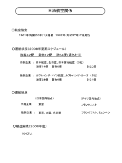 日独航空関係