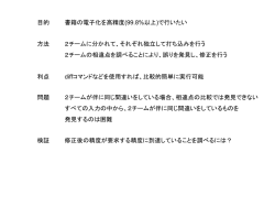 テキスト化/手作業での入力精度