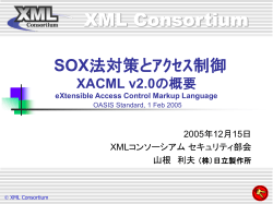 XMLコンソーシアムWeek 2005/06/07