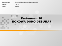 Judul - Binus Repository
