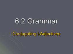 6.2 Grammar