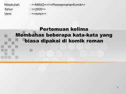 Judul - binus