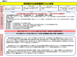 資料1（「高知県文化芸術振興ビジョン」改定の目的）[PPTX：110KB]
