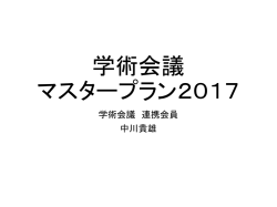 マスタープラン2017について